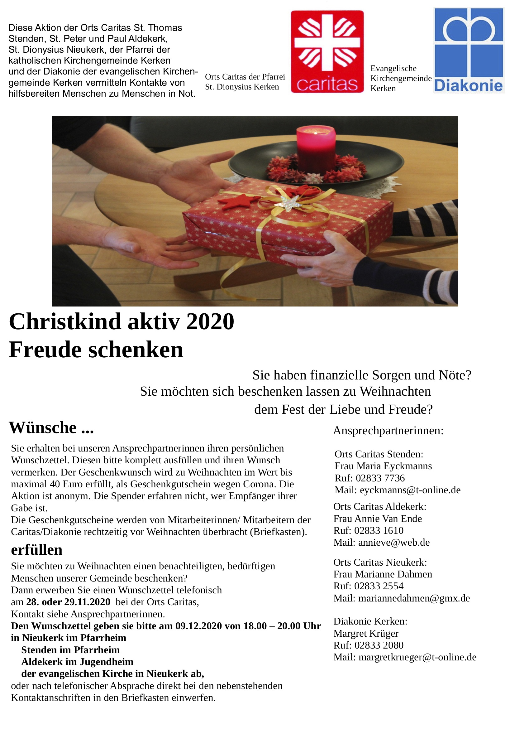 Christkind aktiv 2020