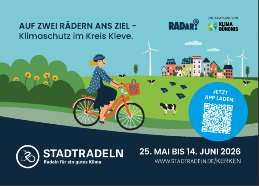 Plakat für die Aktion Stadtradeln 2026